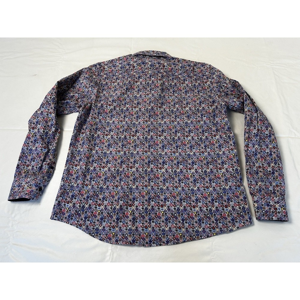 John Lennon Shirt Men's Size Large Multicolor Casual Button Up Long Sleeve - Picture 9 of 11